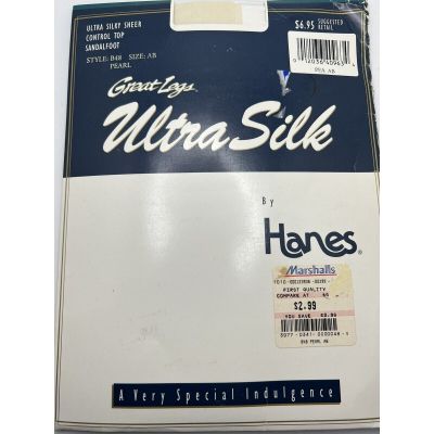 Hanes Ultra Silk Pearl Pantyhose Control Top Ultra Silky Sheer Size AB