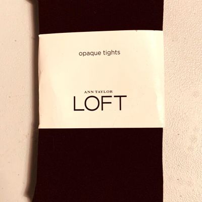 Loft Opaque Tights Women's Size Small S NEW Brownie Style 174832 Nylon Spandex