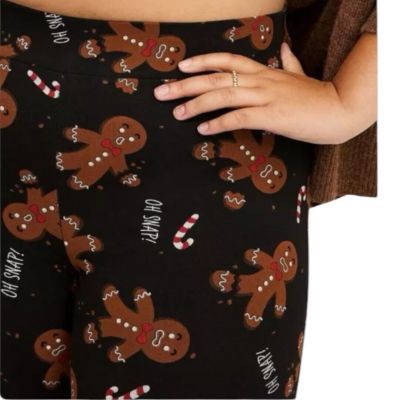 TORRID Gingerbread Print Full Length Signature Leggings NWT Size 2X