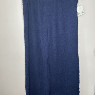 Wonderly Studio Fleece Lounge Pants Pull On Pajama Blue Soft Fuzzy Size 2X NWT