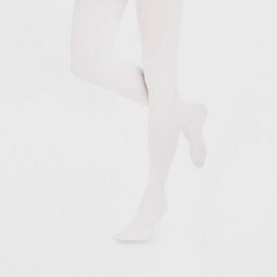 Xhilaration Women's 40D Opaque Tights - White - S/M