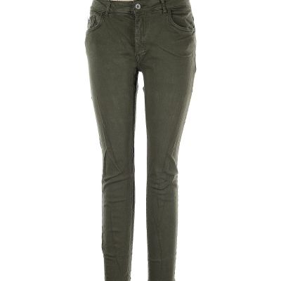 Zara Women Green Jeggings 10