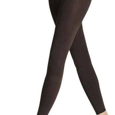 Women'S Pure Matt Footless Tights, Opaque 100 Denier, Stockings for Women, Black