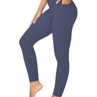 No Front Seam Workout Leggings for Women with Medium 26