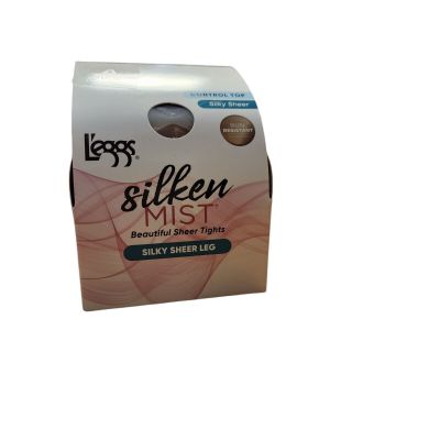 1 L'eggs Silken Mist Control Top Pantyhose Sz A Nude