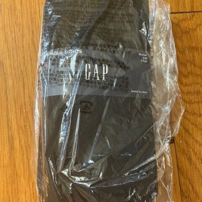 NEW Gap Opaque Tru Black Tights Womens S/M Small/Medium