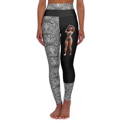 High Waisted Yoga Leggings – NeatBids Custom Design 15