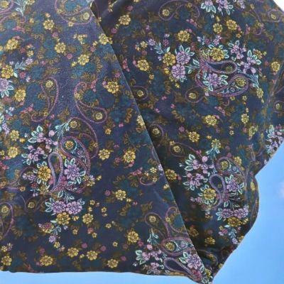 LuLaRoe Leggings Blue Green Purple Paisley Floral Size TC