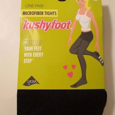 Kushyfoot Microfiber Tights Padded Massage Brown Size S NEW!