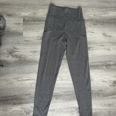 American Eagle The Everything Pocket Leggings Gray Womens Small Regular Length