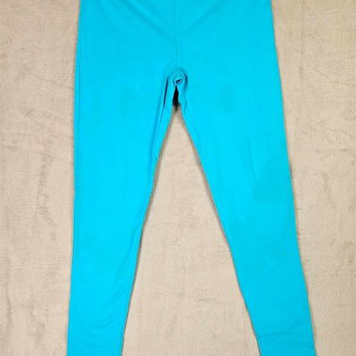 Hue Cotton Leggings Women Medium Stretch Soft Blue