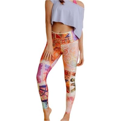 Niyama Soul RARE LIMITED EDITION Color Festival Barefoot Leggings Size Small