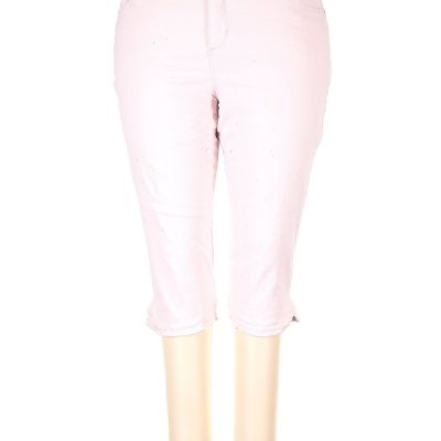 Gloria Vanderbilt Women Pink Jeggings 18 Plus