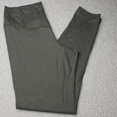 733 NWT Gymshark Everyday V Waistband Leggings Size Large Color CORE OLIVE