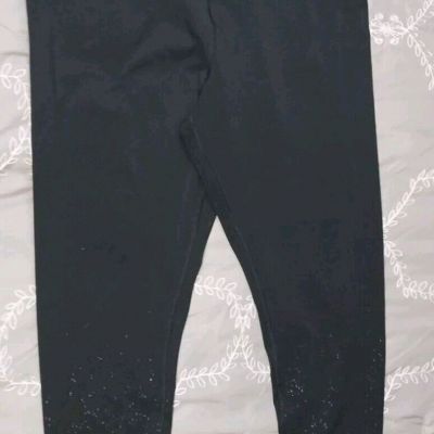 Z by Zobha Pants Womens Size XXL Leggings Ombre Metallic High Waisted Ankle