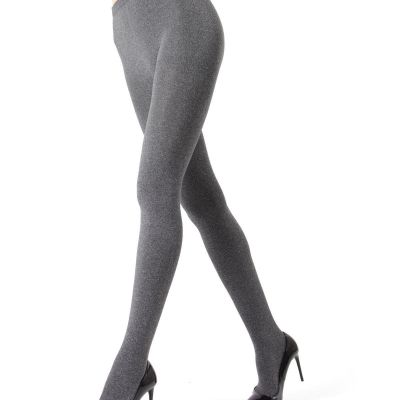 Women's Heather Plush Lined Fleece WInter Opaque Tights