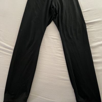 Womens Soft Stretch 100perc Polyester High Waisted Leggings  Workout XL Pants.#11