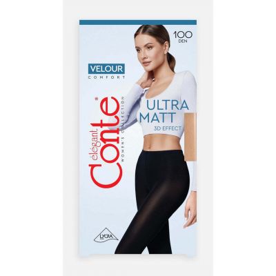 Tights Conte Velour 100 Den Ultra Matte Warm Microfibra Women Pantyhose