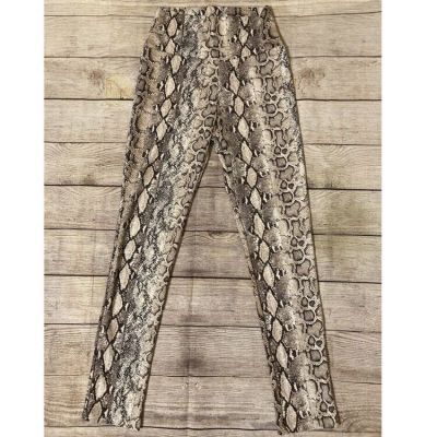 CY Fashion snake print spandex leggings One Size