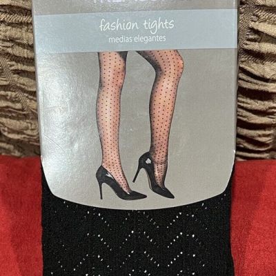 SECRET TRESURES LADIES FASHION TIGHTS SIZE 3 BLACK CASUAL SEXY 1 PAIR SEDUCTIVE