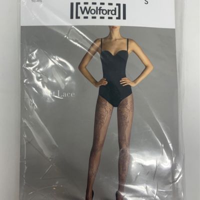 Wolford Net Lace Tights (Brand New) size S Color Mole