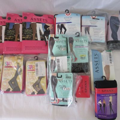 LOT of 16 SPANX by Sara Blakely Tights All Brand New