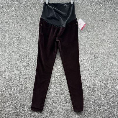 isabel Maternity Jeggings Women's 2 Maroon Maternity Jeggings Size 2