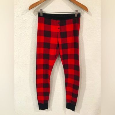 Old Navy Thermal Buffalo Plaid Leggings Checks Sz XS Fall Winter