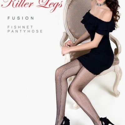 NEW Killer Legs Fishnet Pantyhose Nylon Tights (Fusion) Precision Lines