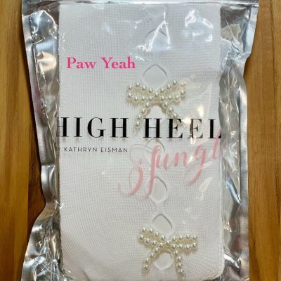 High Heel Jungle by Kathryn Eisman Pearl Bow Peek A Bow Tights Free People NEW