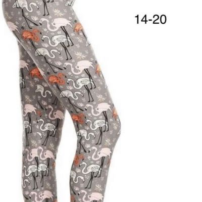 SALE   NWT Women’s Flamingo leggings Plus Size