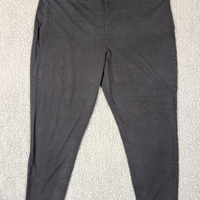 Torrid Size 4 (26 4X) Black Activewear Leggings Ankle Straight Stretch