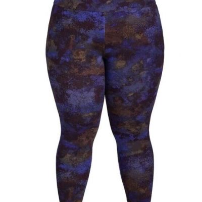 Terra and Sky Tie Dye Soft Leggings 0X (14W) NWT