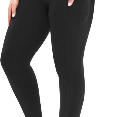 Nexiepoch Leggings for Women plus Size-High Waisted L-XL-4XL Tummy Control Soft