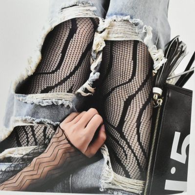 Ladies Fishnet Tights Socks - Black Fishnet Pantyhose Clothing Hosiery Tights