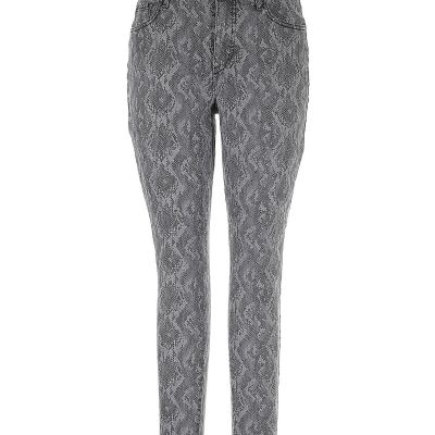 H By Halston Women Gray Jeggings 10