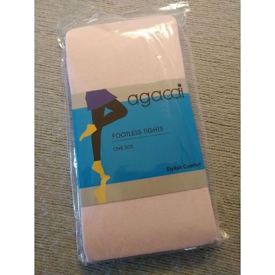 Barbiecore Agacci One Size Pink Lady Opaque Tights Pantyhose ????Hosiery