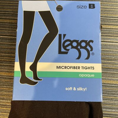 New L'eggs Microfiber Brown Tights,Opaque,Soft & Silky, Size B