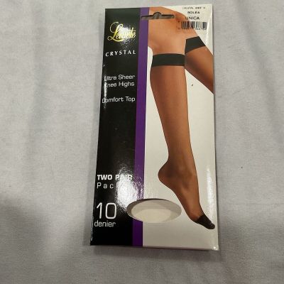 Levante Women’s Solea Unica Ultra Sheer Knee Highs, One Size