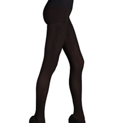 Commando Women's Black Ultimate Opaque Control Top Tights Size S L112305