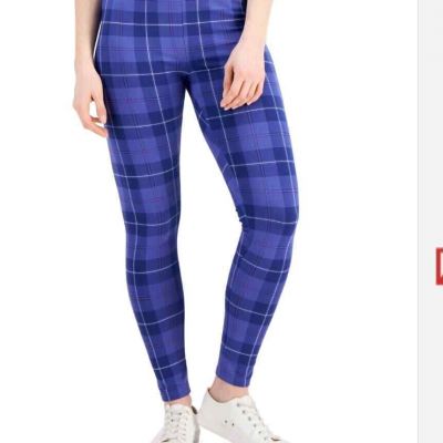 Style & Co Plaid Leggings, XL