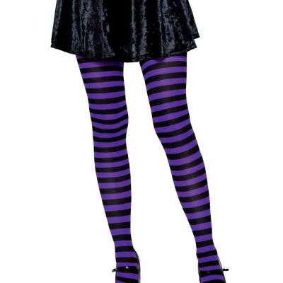 PLUS SIZE STRIPED TIGHTS PLUS