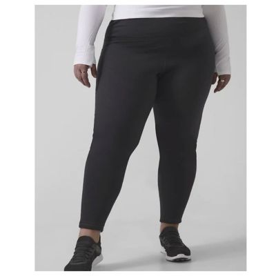 Athleta Women's Altitude Tight in Polartec Power Stretch Black Size 3X