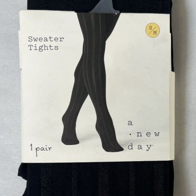 A New Day Women's Sweater Tights Ebony S/M New