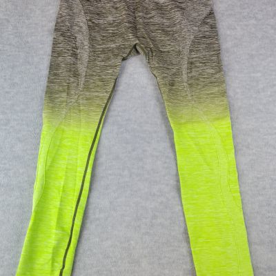 Code Fit Leggings Yoga Power Flex Exercise Pants OMBRE Gray Green Womens XXL NWT