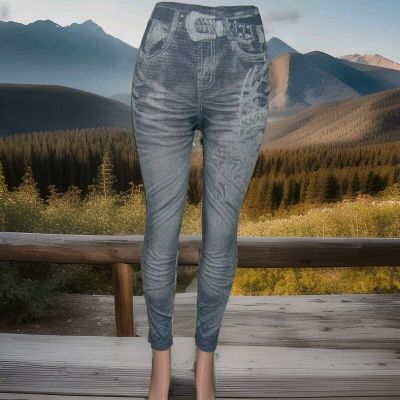 Fashionable Women's Jean Leggings - New - Stylish & Trendy - One Size Fits Most