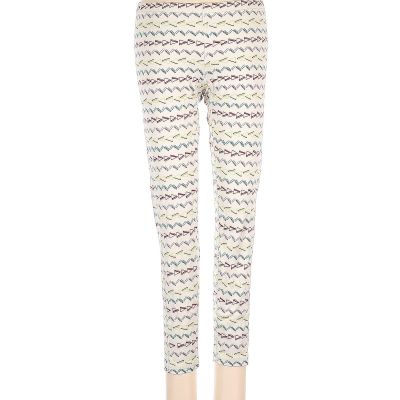 Lands' End Women Ivory Leggings S