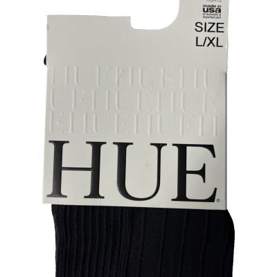 Hue Womens Variegated Tights With Control Top Large - XL Black