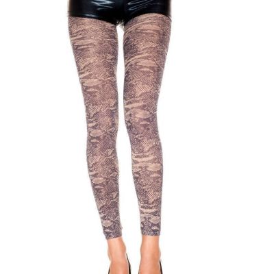 sexy MUSIC LEGS opaque SNAKE PYTHON leggins FOOTLESS stockings TIGHTS pantyhose