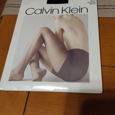 Calvin Klein 720f Control Top Pantyhose Black Size B